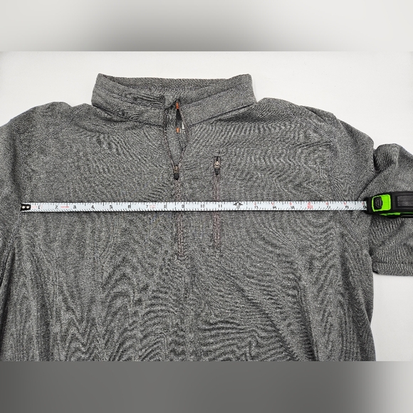Ridgecut Toughwear Grey Quarter-Zip Performance Pullover Chest Pocket Size L - Picture 6 of 13